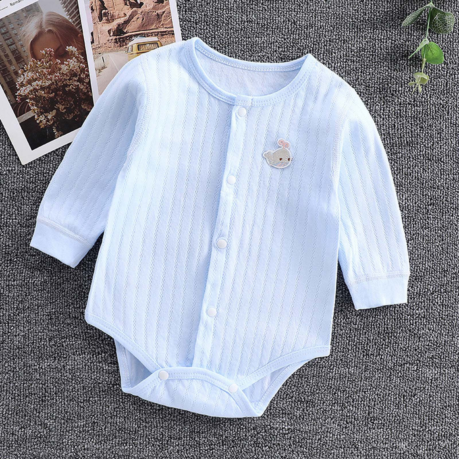 Ovbmpzd Toddler Girl Pjs under $10 Comfy Blue Long Sleeve Cute Animal Warm Sleep N Plays Baby Girl Sleepers 0 Months